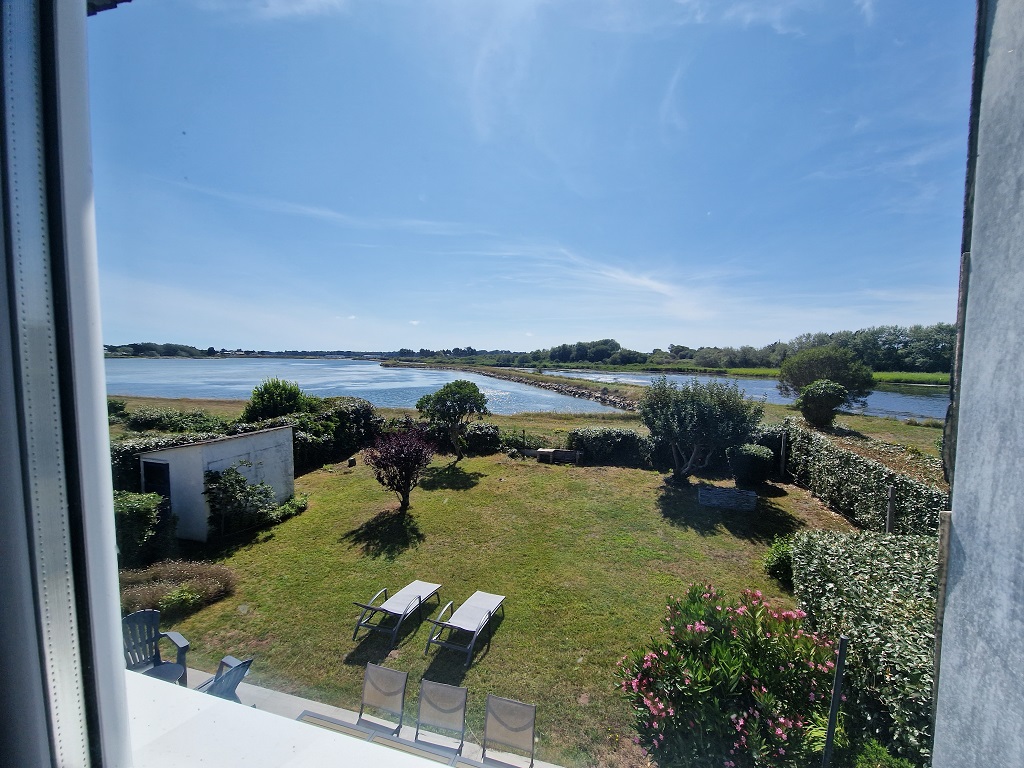 L’ILE TUDY, Pleine Vue Sur L’étang de Kermoor, Maison Familiale de 5 Chambres Avec Jardin de 680m²