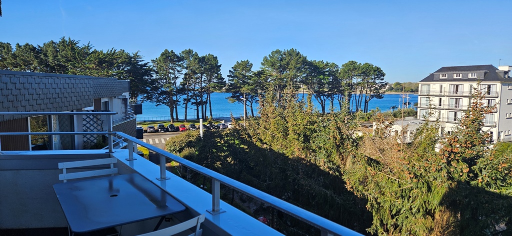 Exclusivité Agence – Bénodet, Vue Mer Appartement T1 Bis de 37 m²  & Dernier Etage avec ASCENSEUR