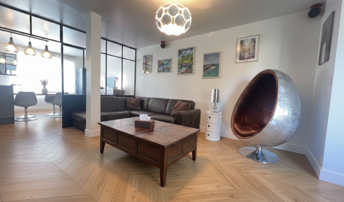 Lorient, Nouvelle Ville,  Maison Familiale rénovée de 150m2, 4 chambres  avec Terrasse &Jardin