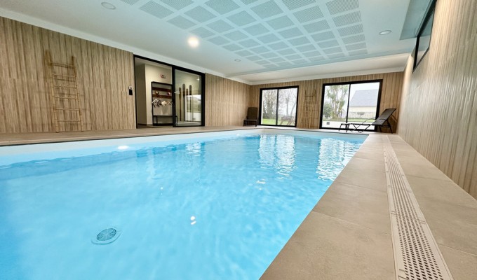 Plouhinec – Luxe & Horizon Bleu – Villa Contemporaine Avec Piscine Intérieure & Vue Mer