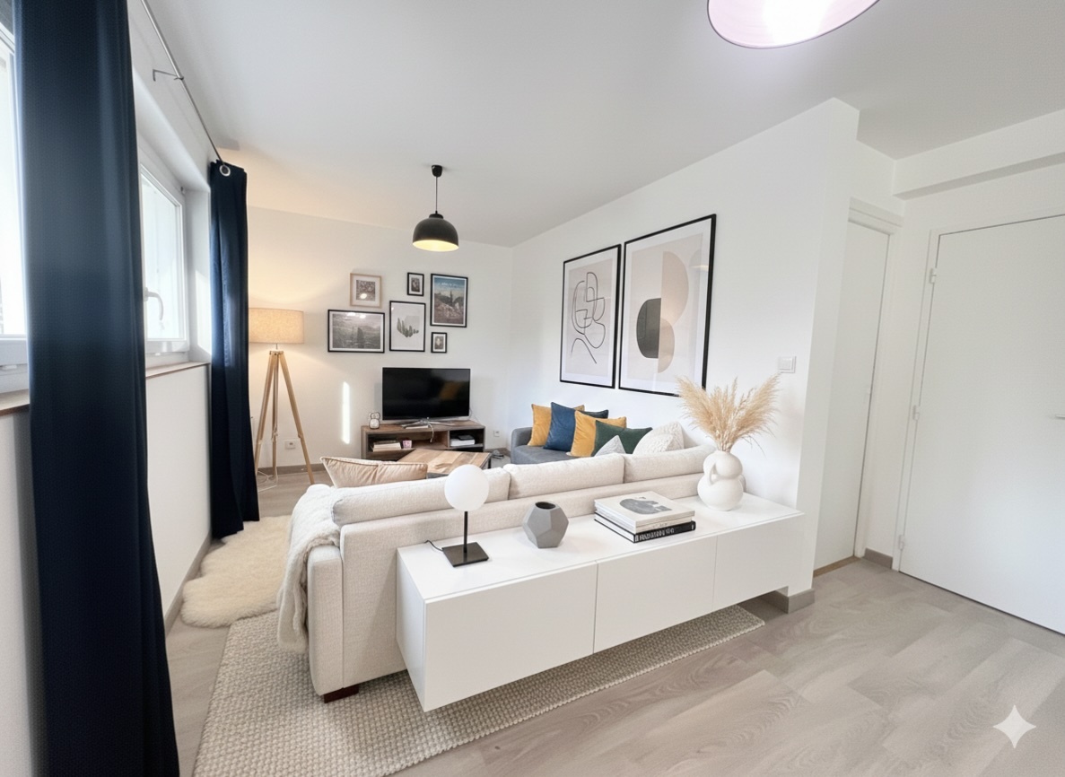 Lorient  Nouvelle ville, Confortable T2 de 45 m² avec Jardin Privatif & Garage
