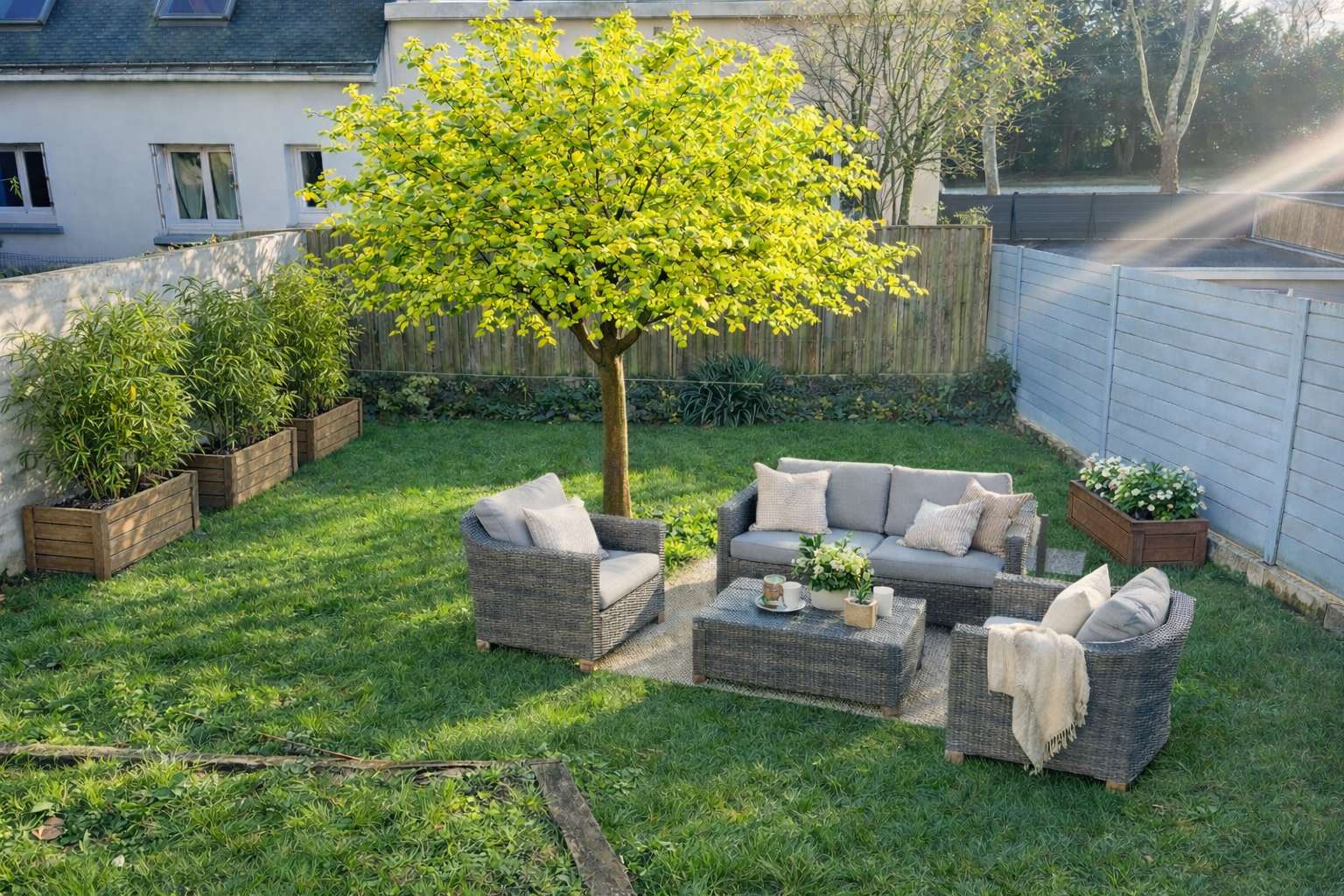 Lorient  Nouvelle ville, Confortable T2 de 45 m² avec Jardin Privatif & Garage