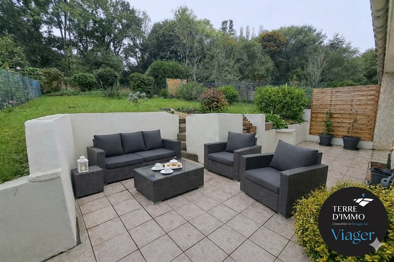 Quimper, Maison en viager occupé – Homme de 77 ans – Bouquet 44 000 € + Rente 600 €