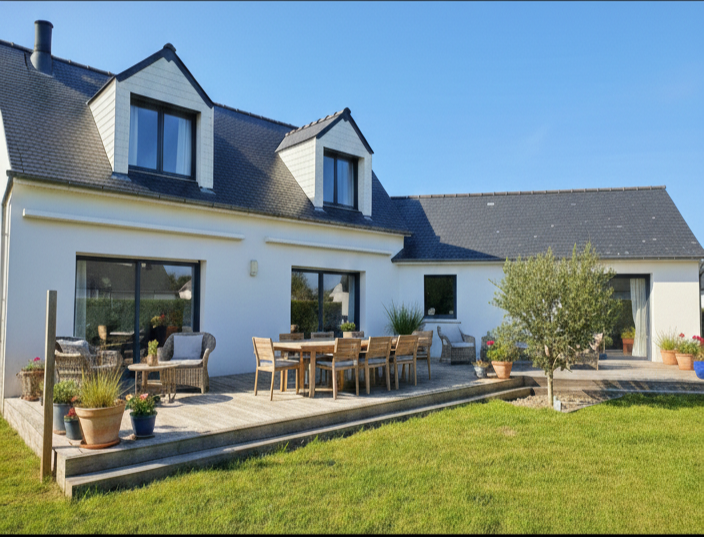 Fouesnant Beg Meil – Lumineuse & Qualitative Maison Avec Suite Parentale & Terrasse