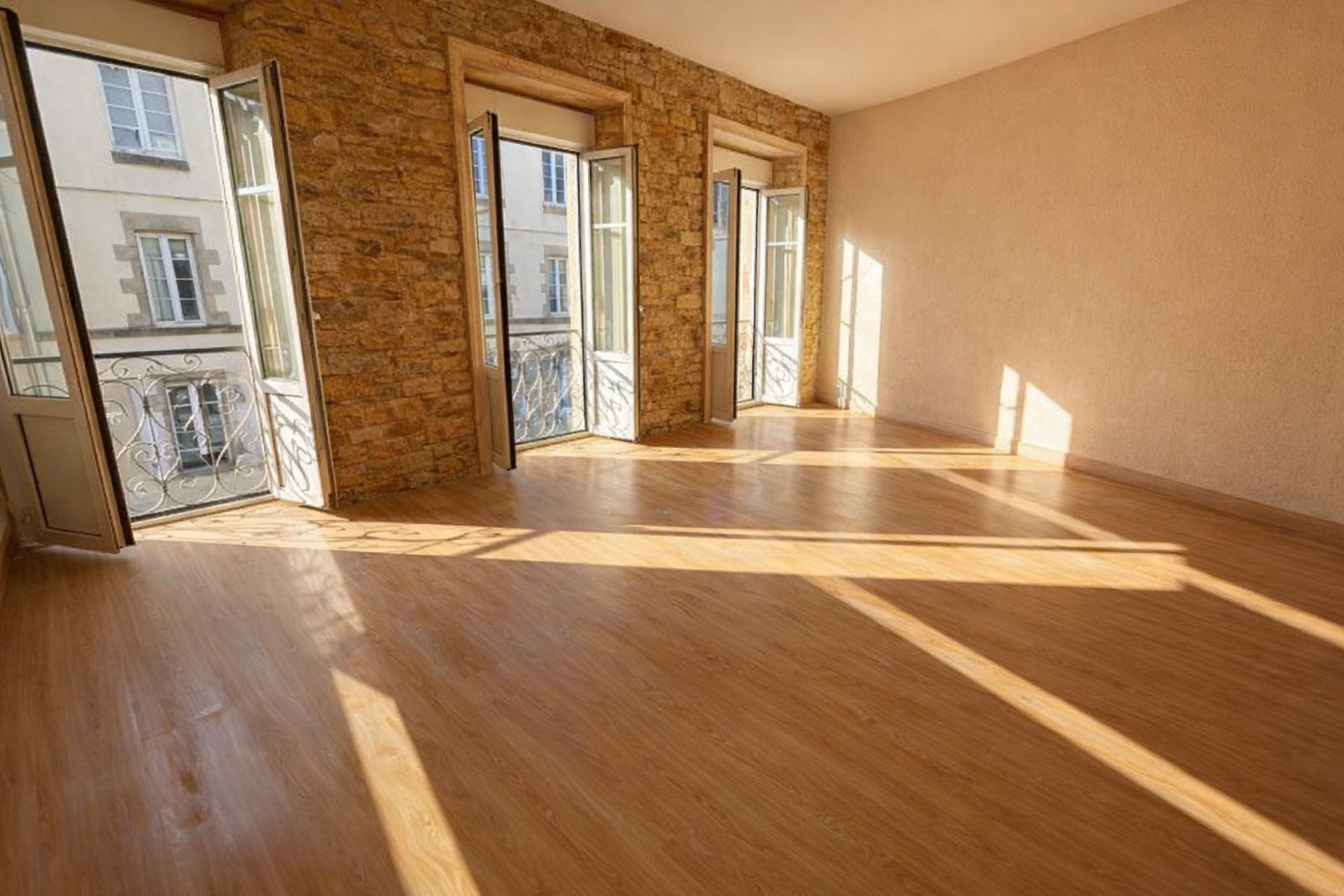 Quimper Centre Ville dans un Immeuble de Charme. Appartement T3 à Rénover avec Parking