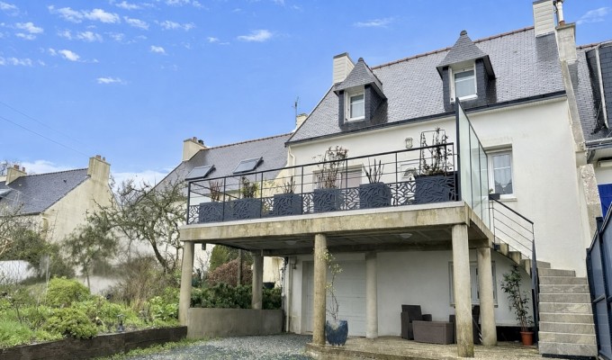 Audierne, Quartier Recherché – Maison & Terrasse Plein Sud Avec Vue Mer