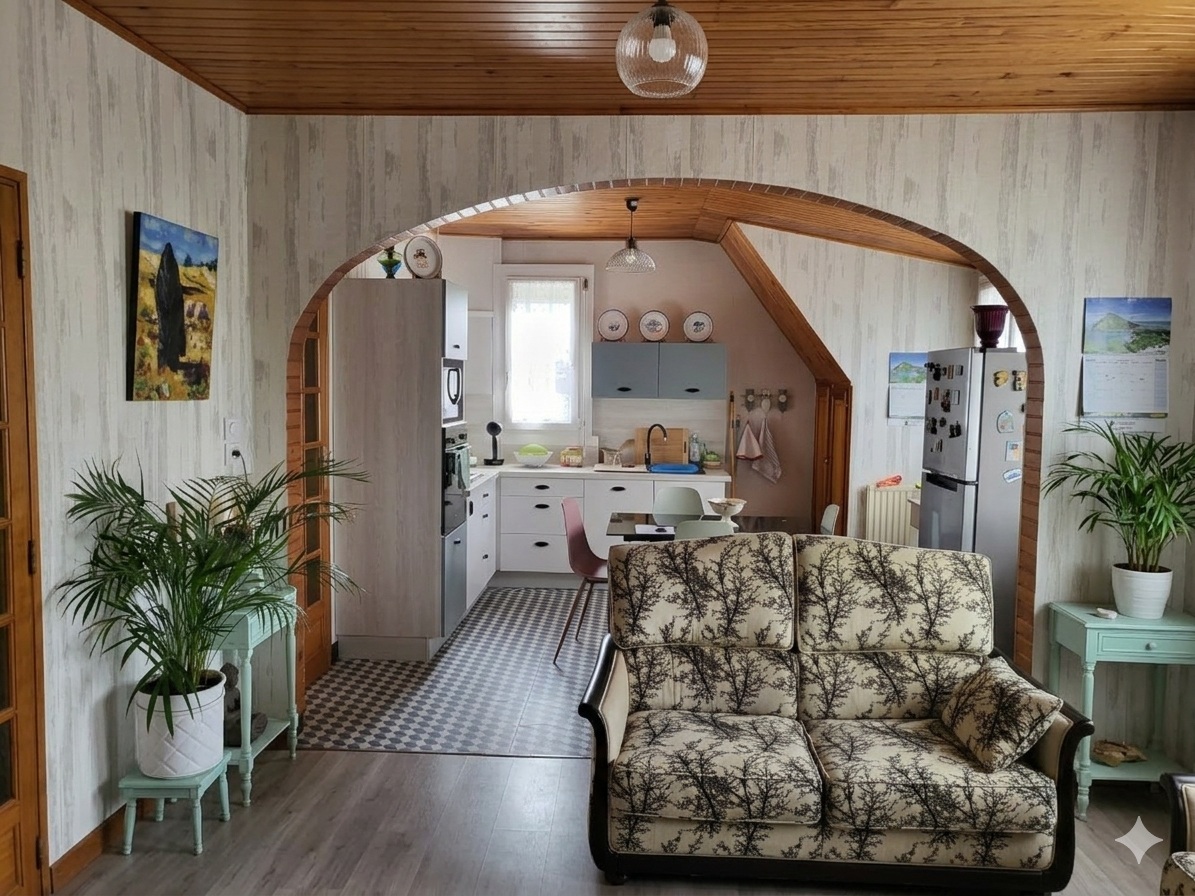 Loctudy, Maison en viager Occupé – Monsieur 95 ans, Madame 90 ans – Bouquet sans Rente