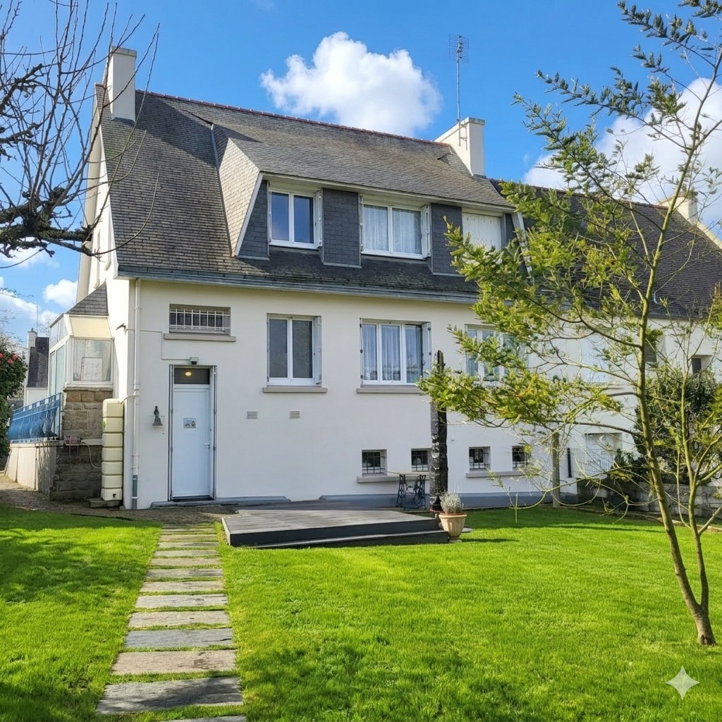 Loctudy, Maison en viager Occupé – Monsieur 95 ans, Madame 90 ans – Bouquet sans Rente