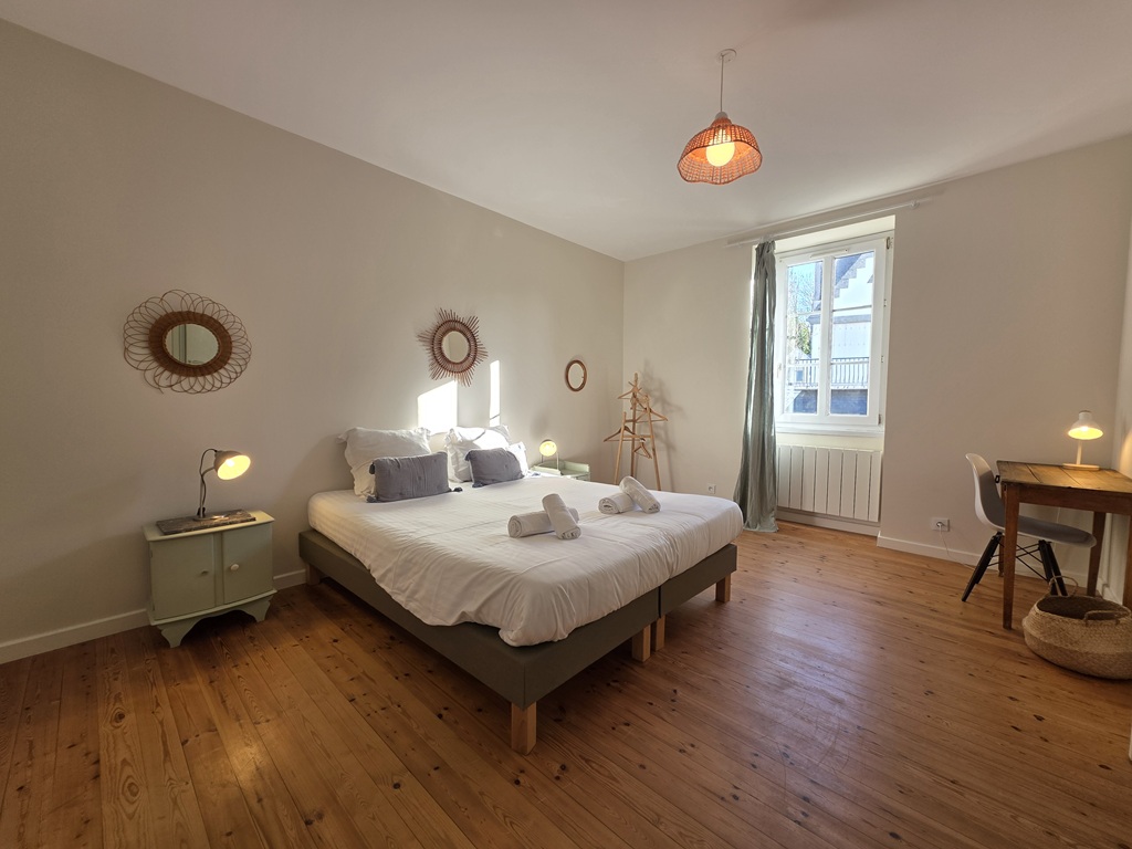 Combrit Sainte-Marine, Vue Mer & Accès Au Port pour Belle Maison de Pêcheur Entièrement Rénovée Avec Jardin