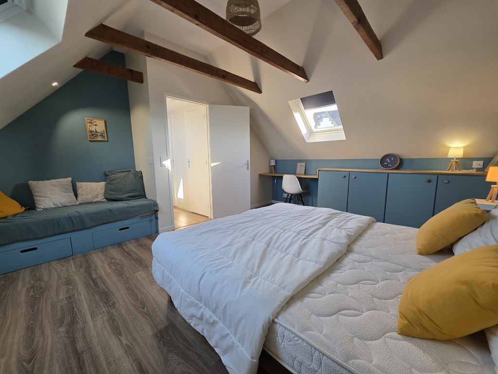 Combrit Sainte-Marine, Vue Mer & Accès Au Port pour Belle Maison de Pêcheur Entièrement Rénovée Avec Jardin