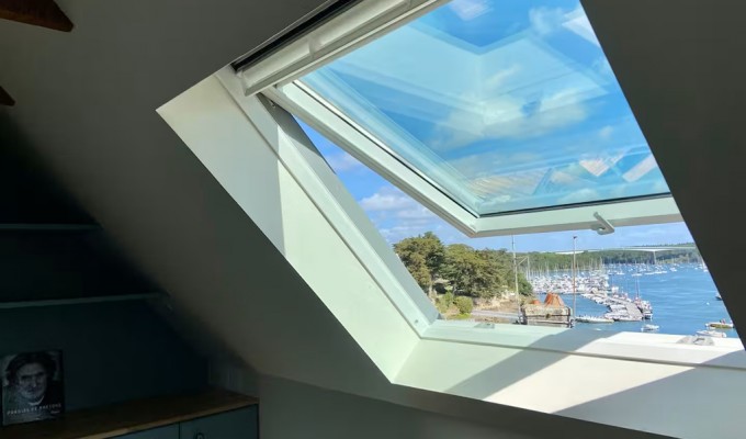 Combrit Sainte-Marine, Vue Mer & Accès Au Port pour Belle Maison de Pêcheur Entièrement Rénovée Avec Jardin