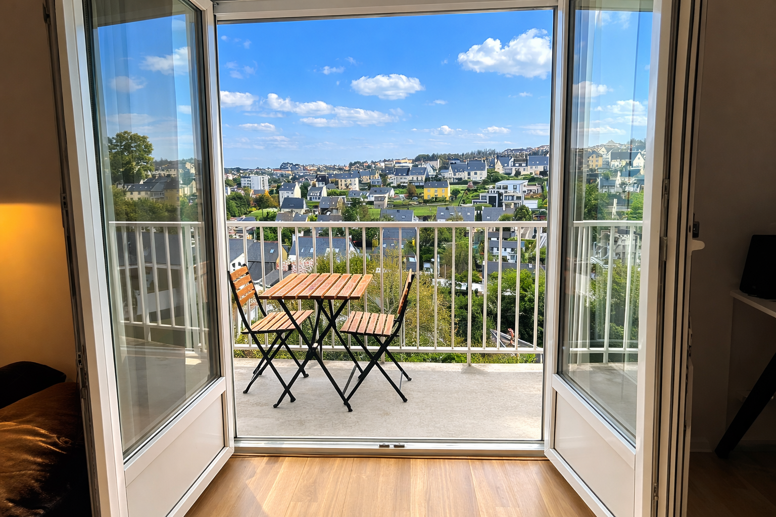 Exclusivité Agence , Kerfeunteun , Vue imprenable Pour L’impeccable T3 Avec Balcon & Parking