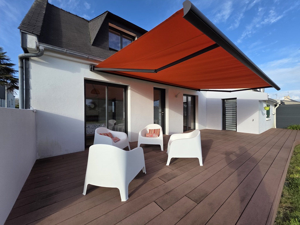 L’île Tudy, La Plage à pied, en fond d’impasse, Belle Maison de Vacances de 4 chambres avec Jardin Clos