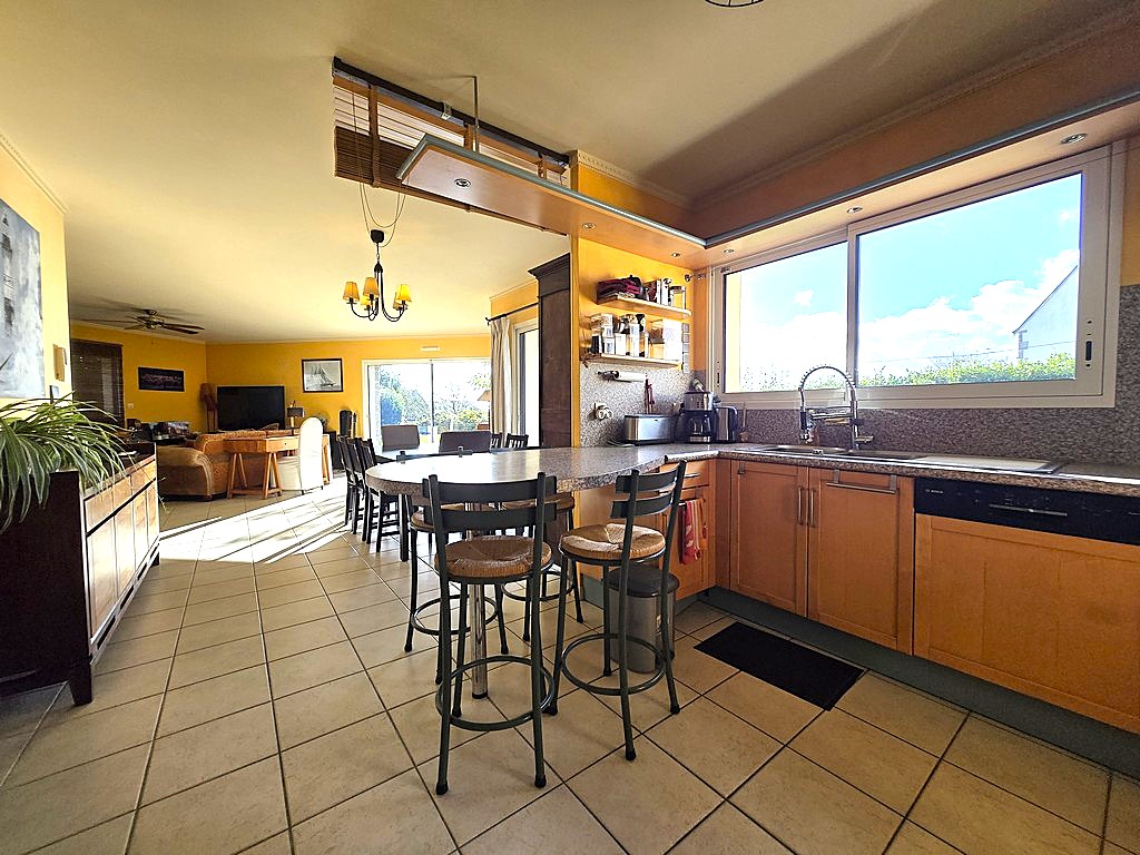 Sainte Marine- L’élégante Contemporaine (5ch) & Jardin, à Quelques pas de L’Océan & du Port