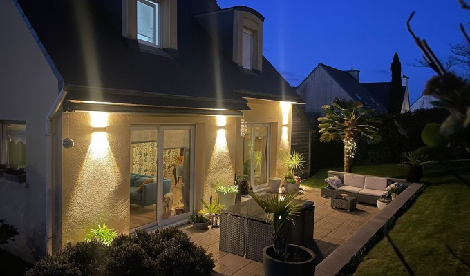 Douarnenez – Quartier de Tréboul, Ambiance “Cosy” Pour L’impeccable Contemporaine Avec Jardin & Terrasse