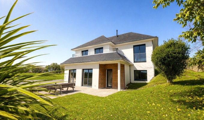 Plouhinec – Luxe & Horizon Bleu – Villa Contemporaine Avec Piscine Intérieure & Vue Mer