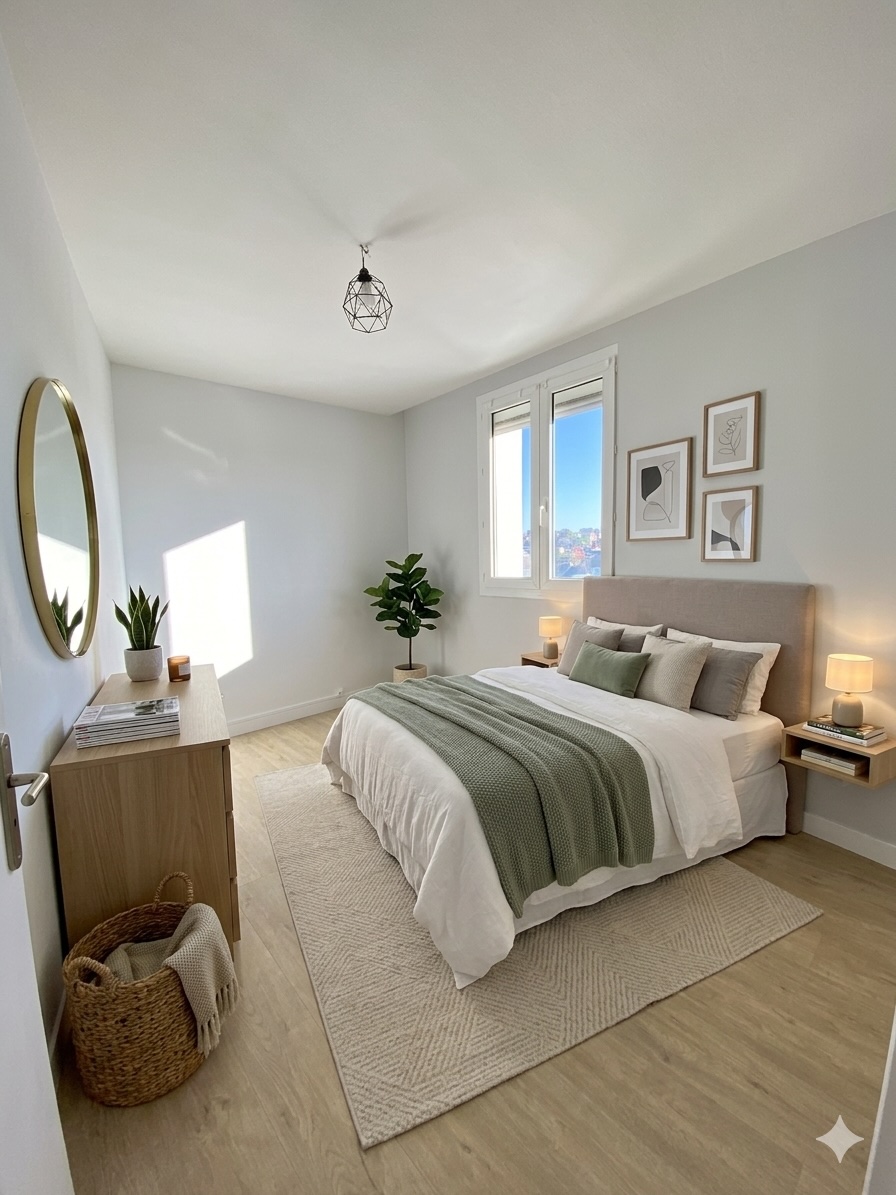 Quimper Prat Maria – Appartement T4 rénové & lumineux avec vue sur l’Odet – Proche Commerces