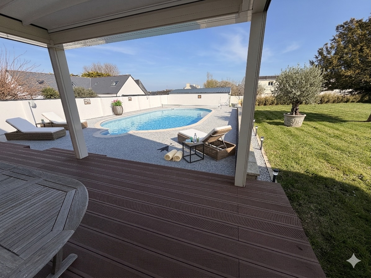 Emplacement & Charisme Pour Cette Elégante Propriété Avec Piscine Sur Son Terrain Constructible de 1500m²