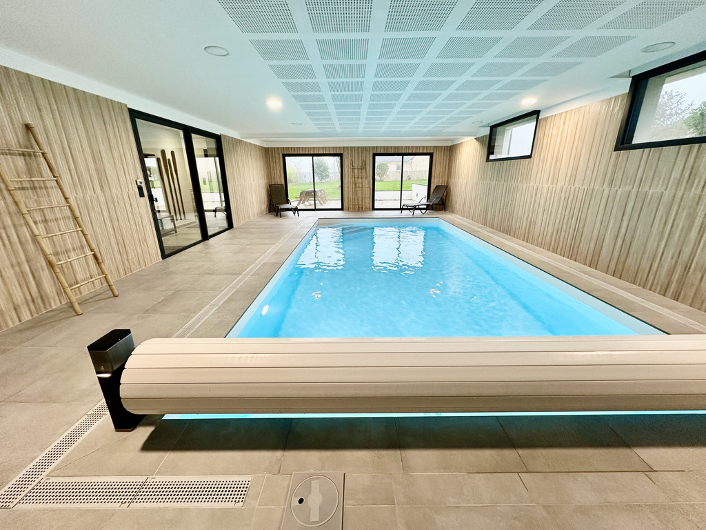 Plouhinec – Luxe & Horizon Bleu – Villa Contemporaine Avec Piscine Intérieure & Vue Mer