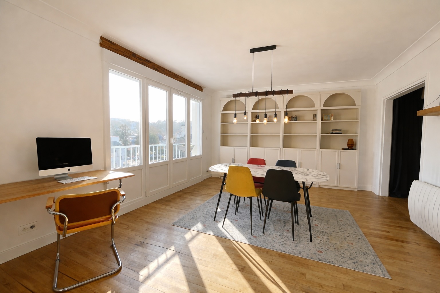 Quimper Centre – Appartement T3 (80m2) proche de la Gare avec Cave & Garage