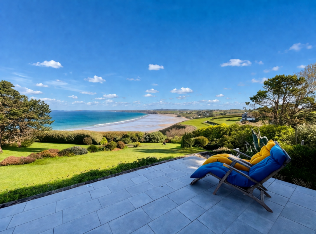 La Magie d’un Site Exceptionnel FACE à L’Océan en Baie de Douarnenez.. RARE…