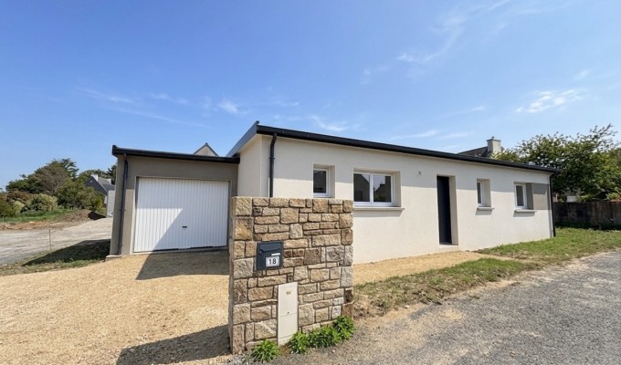 Saint-Evarzec, Maison Neuve De Plain-Pied Avec Garage & Jardin A Proximité  Des Commerces & Des Ecoles