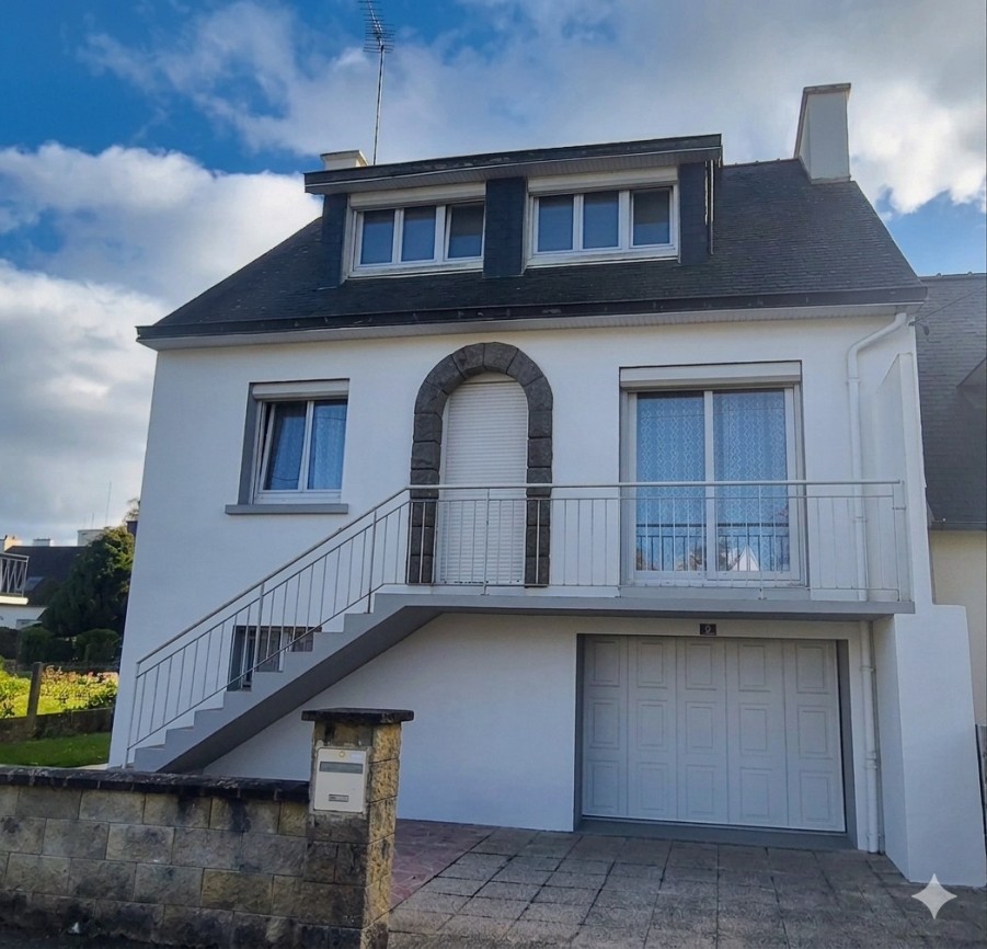 Concarneau, Maison Familiale de 90 m²au Calme Avec Jardin Proche du Centre Ville