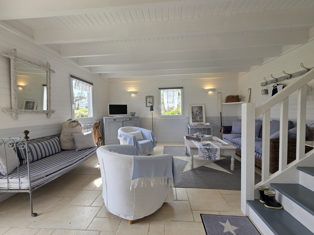 Exclusivité Agence, PENMARC’H, Ensemble de 2 maisons à l’Esprit Coté Ouest Avec Jardin Paysagé