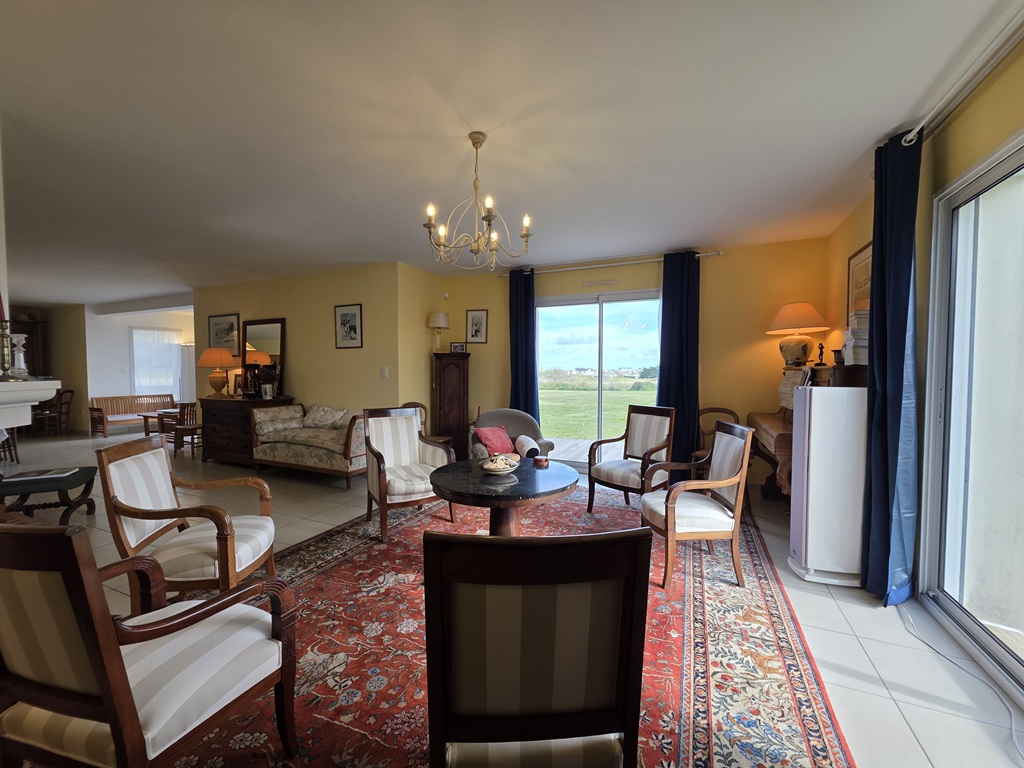 Penmarch, VUE MER pour vaste Maison Contemporaine (240m²) Avec Jardin de 1830 m²