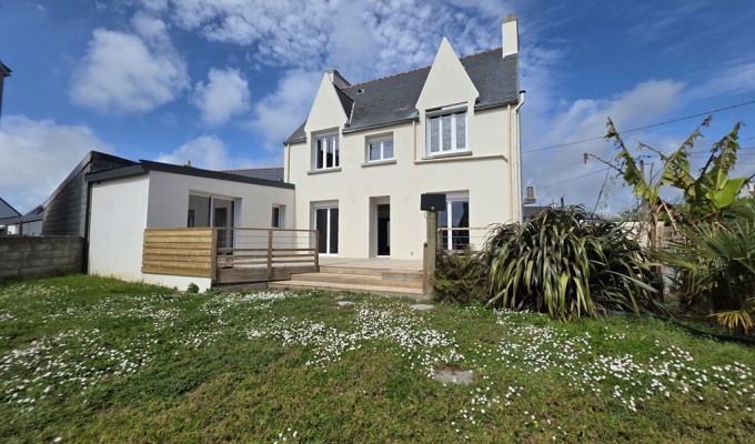 PENMARC’H, Vue mer et Plage à pied, Maison 50′ Entièrement rénovée 5 chambres, et Jardin Clos
