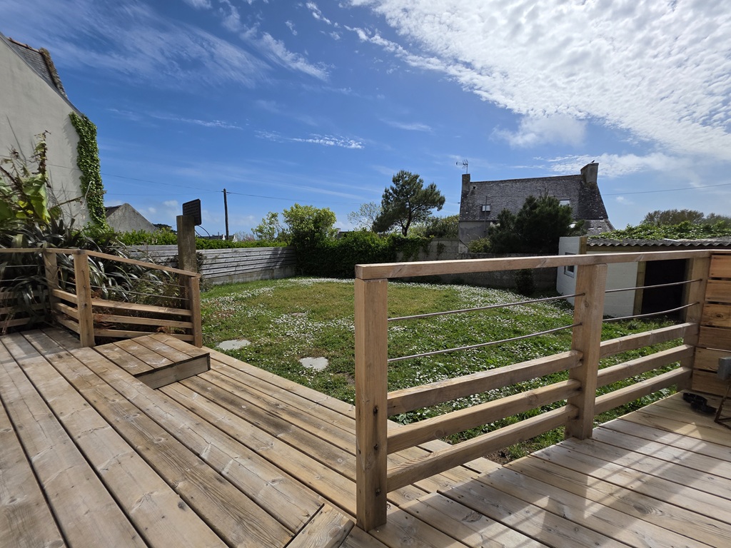 PENMARC’H, Vue mer et Plage à pied, Maison 50′ Entièrement rénovée 5 chambres, et Jardin Clos