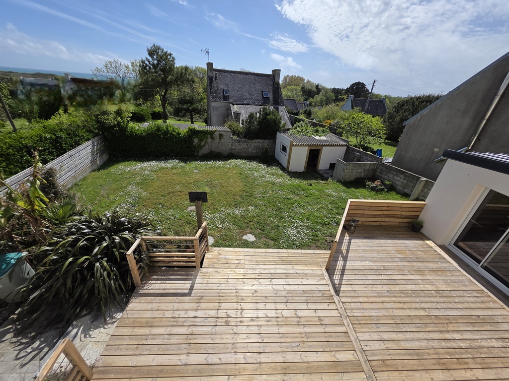 PENMARC’H, Vue mer et Plage à pied, Maison 50′ Entièrement rénovée 5 chambres, et Jardin Clos