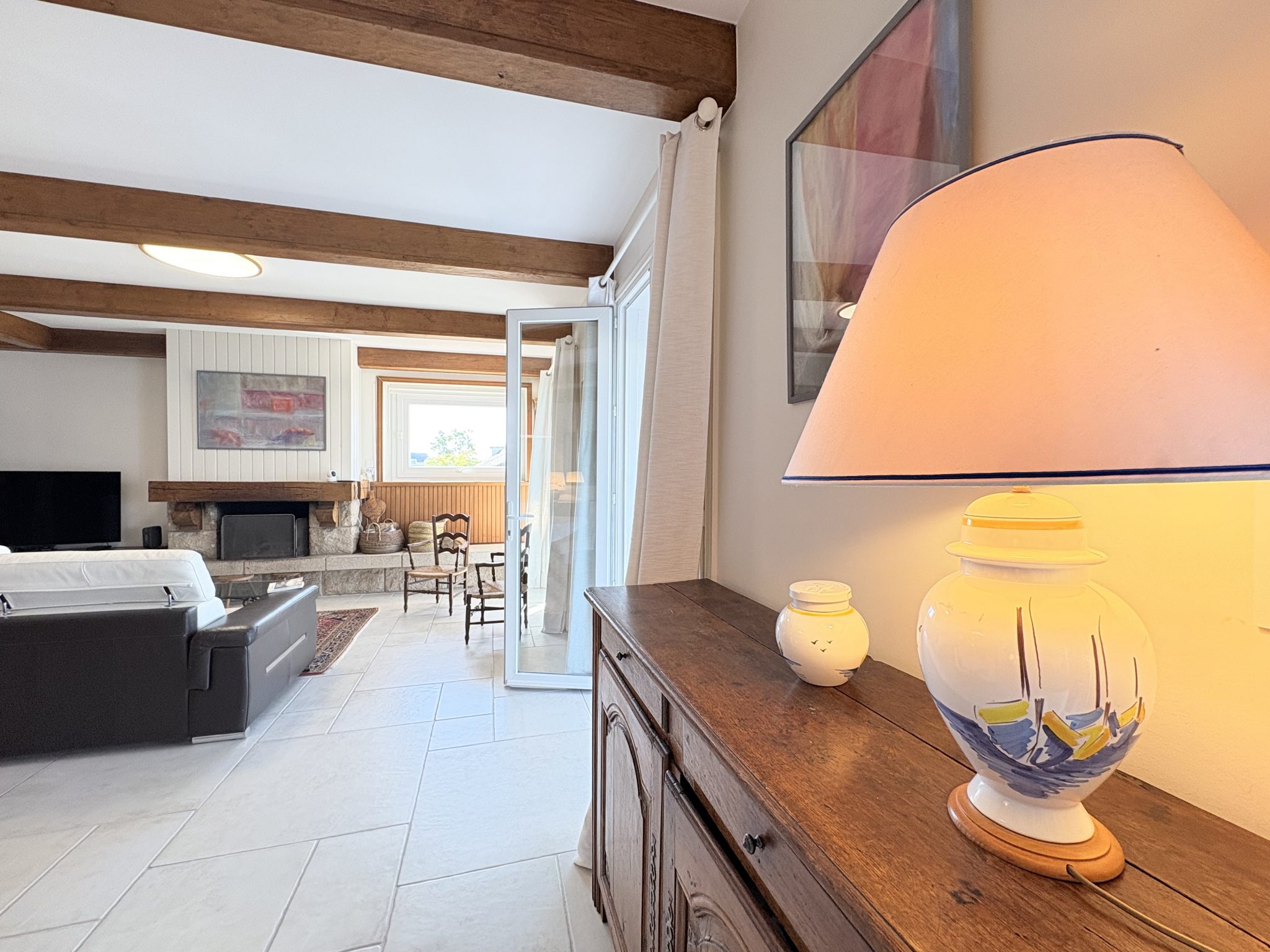 Concarneau, Vue Océan Panoramique & Accès Direct Plage Pour  Maison Familiale Avec Jardin