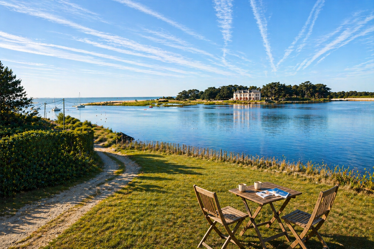 Le Golfe du Morbihan Pour Seul Horizon – Propriété d’Exception de 260m² ” Les Pieds Dans l’Eau”