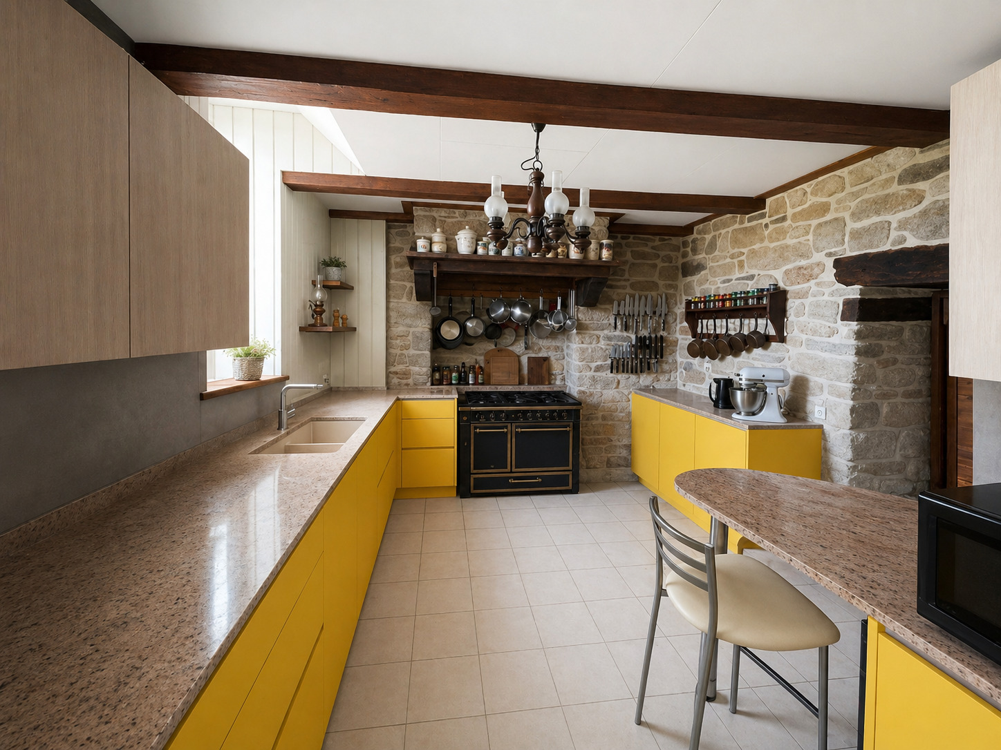 Quimper 20 mn , Cadre Bucolique pour L’Authentique Propriété en Pierre de Taille (175m²) & Son Jardin Arboré ( 1270 m²)