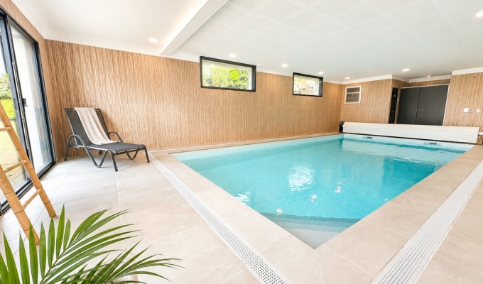 Plouhinec – Luxe & Horizon Bleu – Villa Contemporaine Avec Piscine Intérieure & Vue Mer
