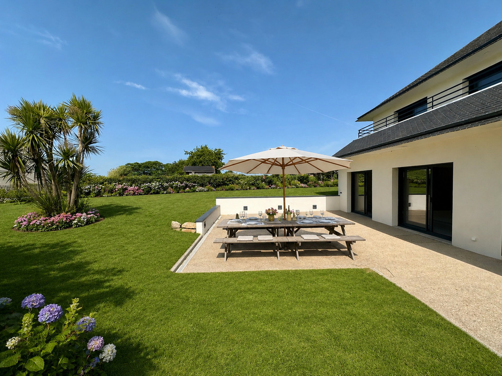 Plouhinec – Luxe & Horizon Bleu – Villa Contemporaine Avec Piscine Intérieure & Vue Mer