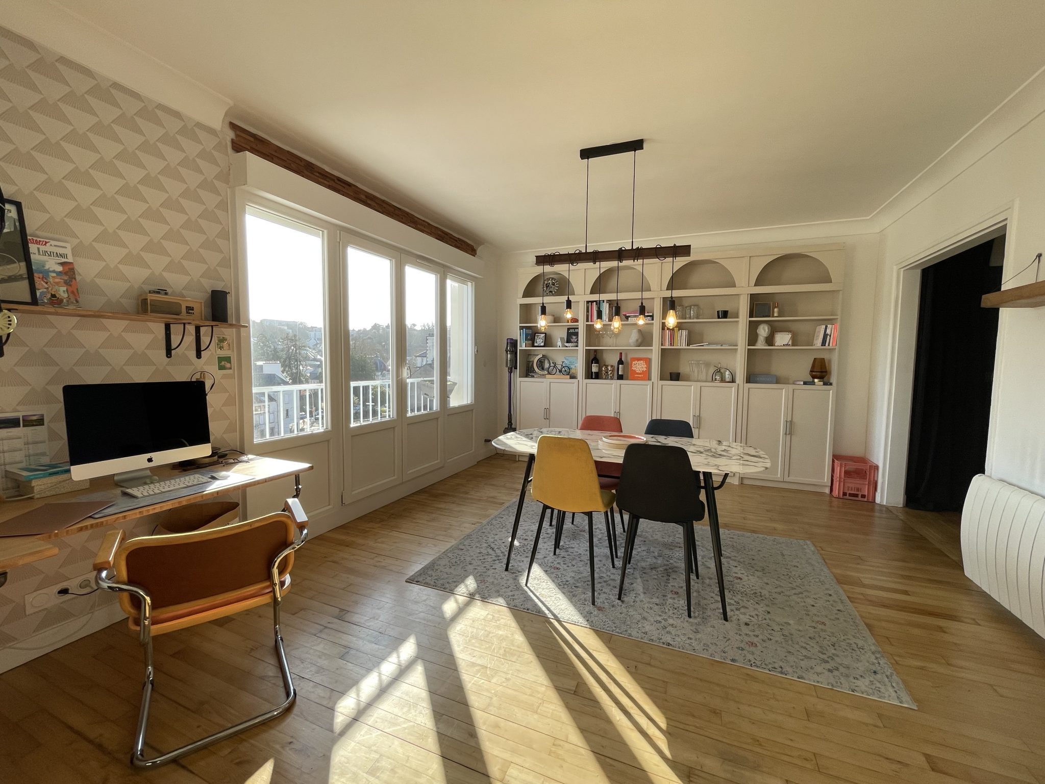 Quimper Centre – Appartement T3 (80m2) proche de la Gare avec Cave & Garage