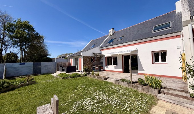 La Spacieuse Maison De Vacances ( 156m²)  Tant Recherchée A Quelques Claquettes de la Plage d’Herlin