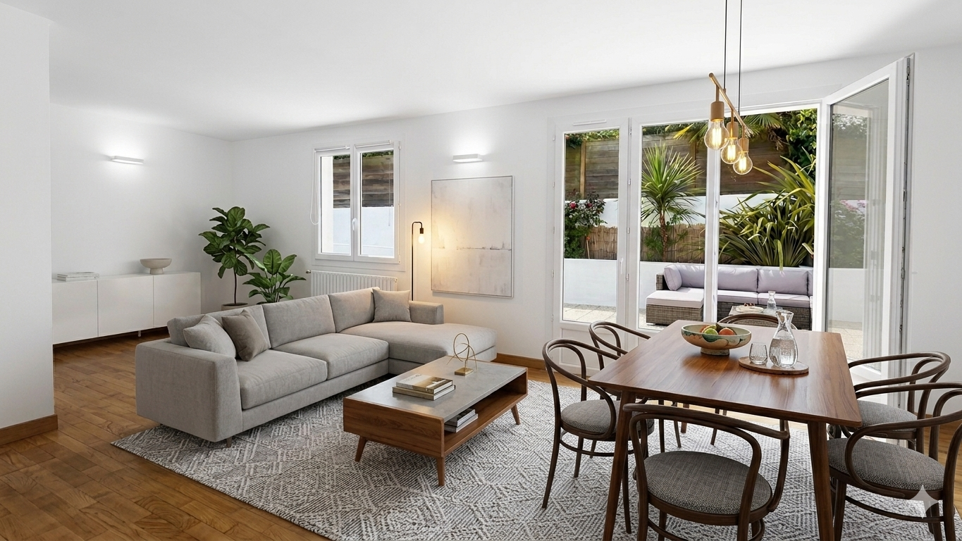 Vannes Centre Ville – Maison de 87 M² sans Travaux 3 Chambres Jardin & Place de Parking Sécurisé
