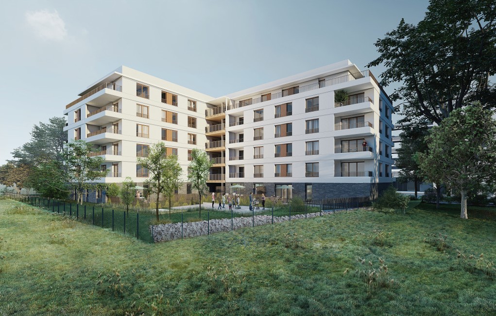 Cesson-Sévigné , A 10 mn de Rennes-  Spacieux T2 neuf avec loggia sud-ouest, parking et métro à pied