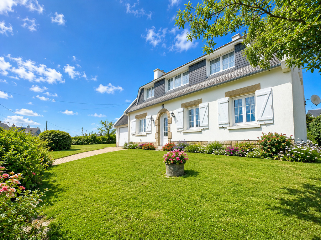 Cap Sizun – Plouhinec – Chaleureuse Maison avec Vue Mer & La Plage à Pied.