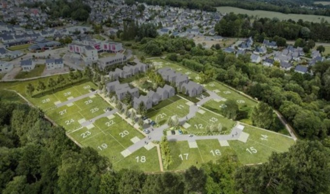 INZINZAC LOCHRIST. Terrain Constructible de 525 m², Cadre de Vie Verdoyant à Proximité du Centre-Ville