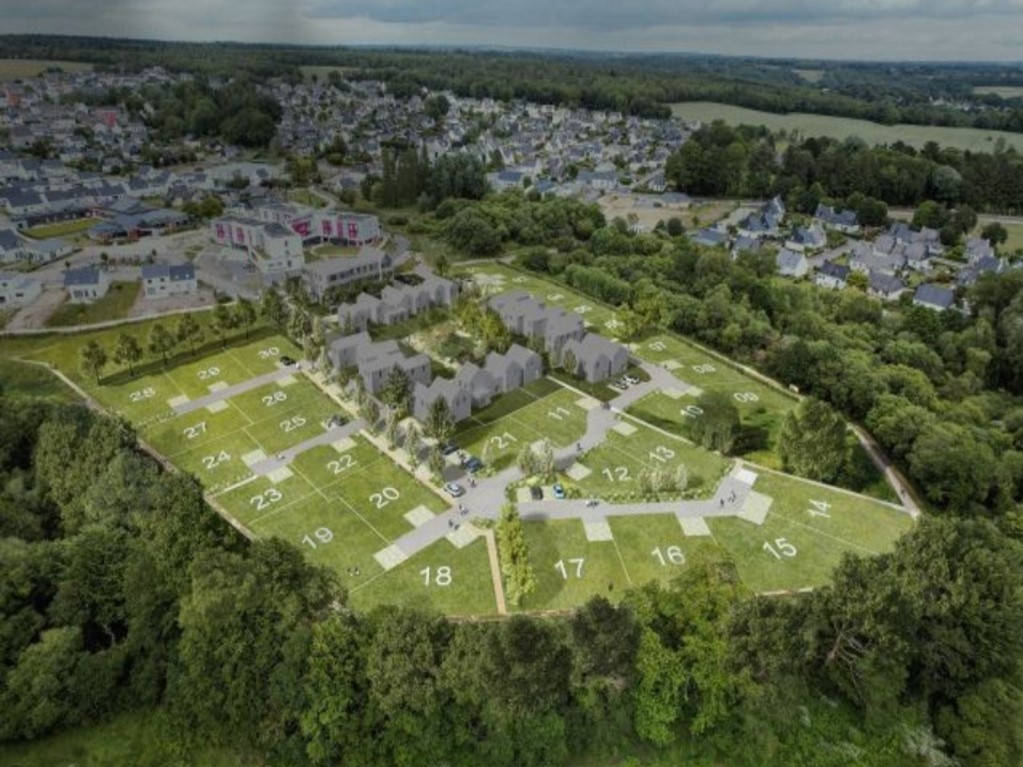 INZINZAC LOCHRIST. Terrain Constructible de 525 m², Cadre de Vie Verdoyant à Proximité du Centre-Ville