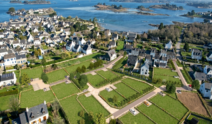 BELZ Terrain Constructible 350m² à Proximité de l’île de Saint Cado, Libre de Constructeur.