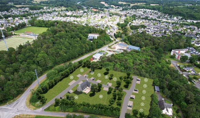 Inzinzac Lochrist- Calme & Proximité du Blavet Pour Ce terrain Viabilisé de 281m²