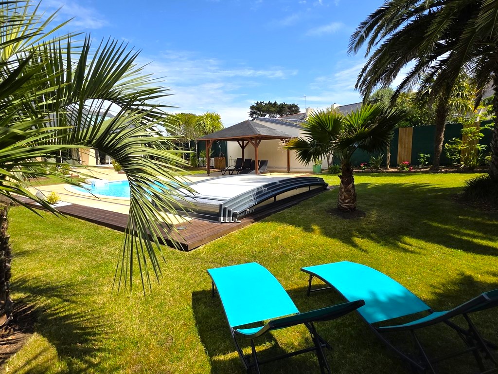 Loctudy – Contemporaine Avec Piscine & son Jardin Paysager, à Quelques Pas de La Plage & Proche du Port.