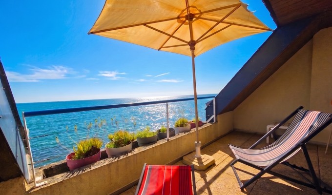 Exclusivité Agence, L’ILE TUDY, à la Pointe, L’appartement T2 Bis avec Vue Mer & Terrasse & Garage