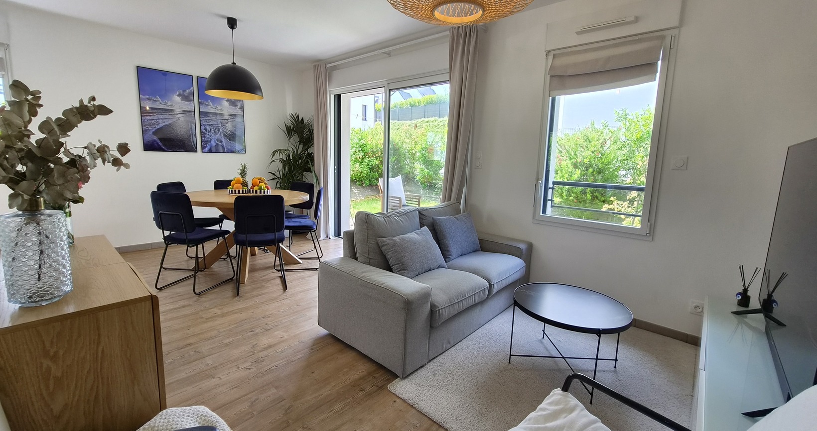 Fouesnant – Agréable T2 Avec Terrasse & Jardin & Parking. À Pied du Centre-Bourg