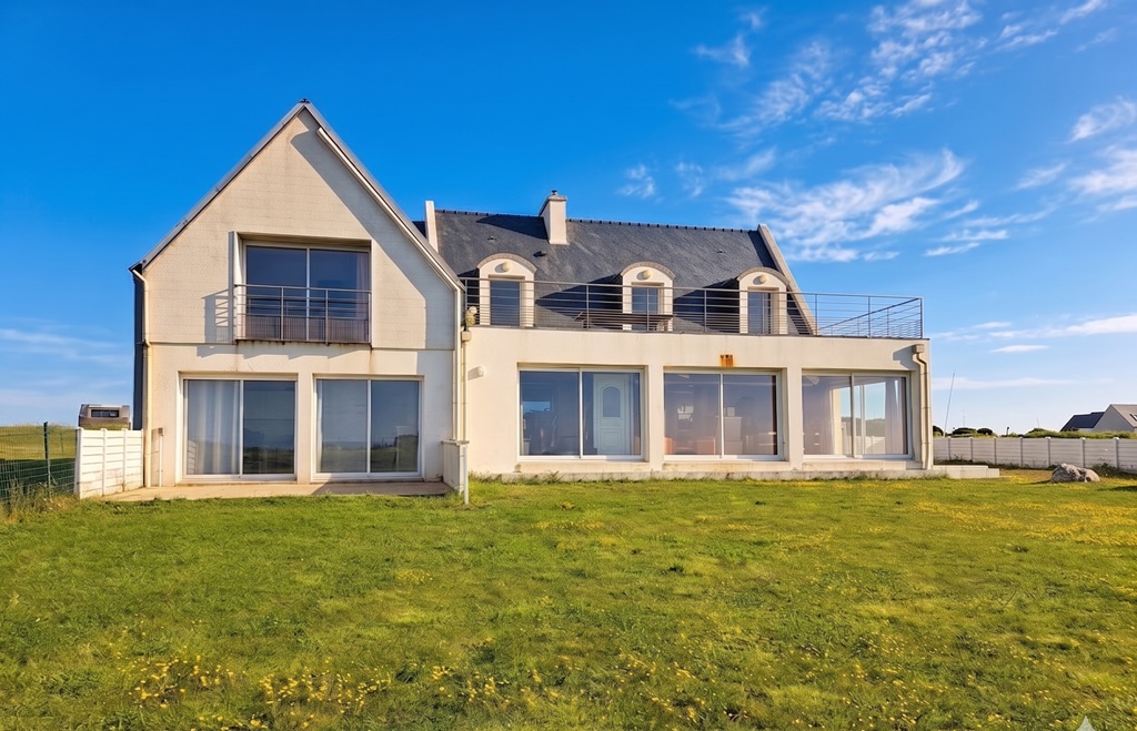 Baie d’audierne, Face A La Mer & Accès Plage, Vaste Maison Familiale (260m²) Avec Jardin de 2400 m²